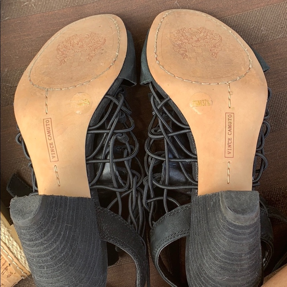 Both pairs-Brown/Black Vince Camuto heels 35$ - Picture 6 of 10